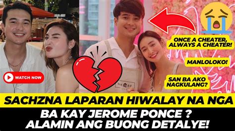 Sachzna Laparan hiwalay na nga ba kay Jerome Ponce, tanong .